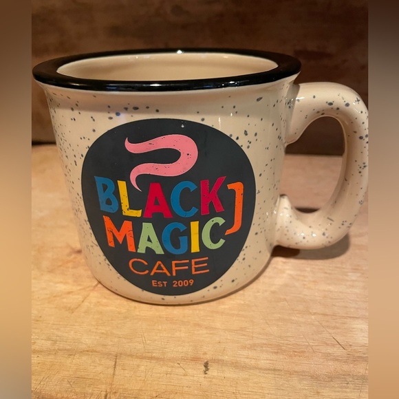 Black Magic Cafe mug est 2009 closed 2019. Collectors item in great condition - Picture 1 of 7